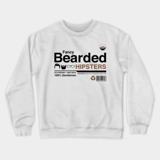 Fancy Bearded Hipsters Crewneck Sweatshirt